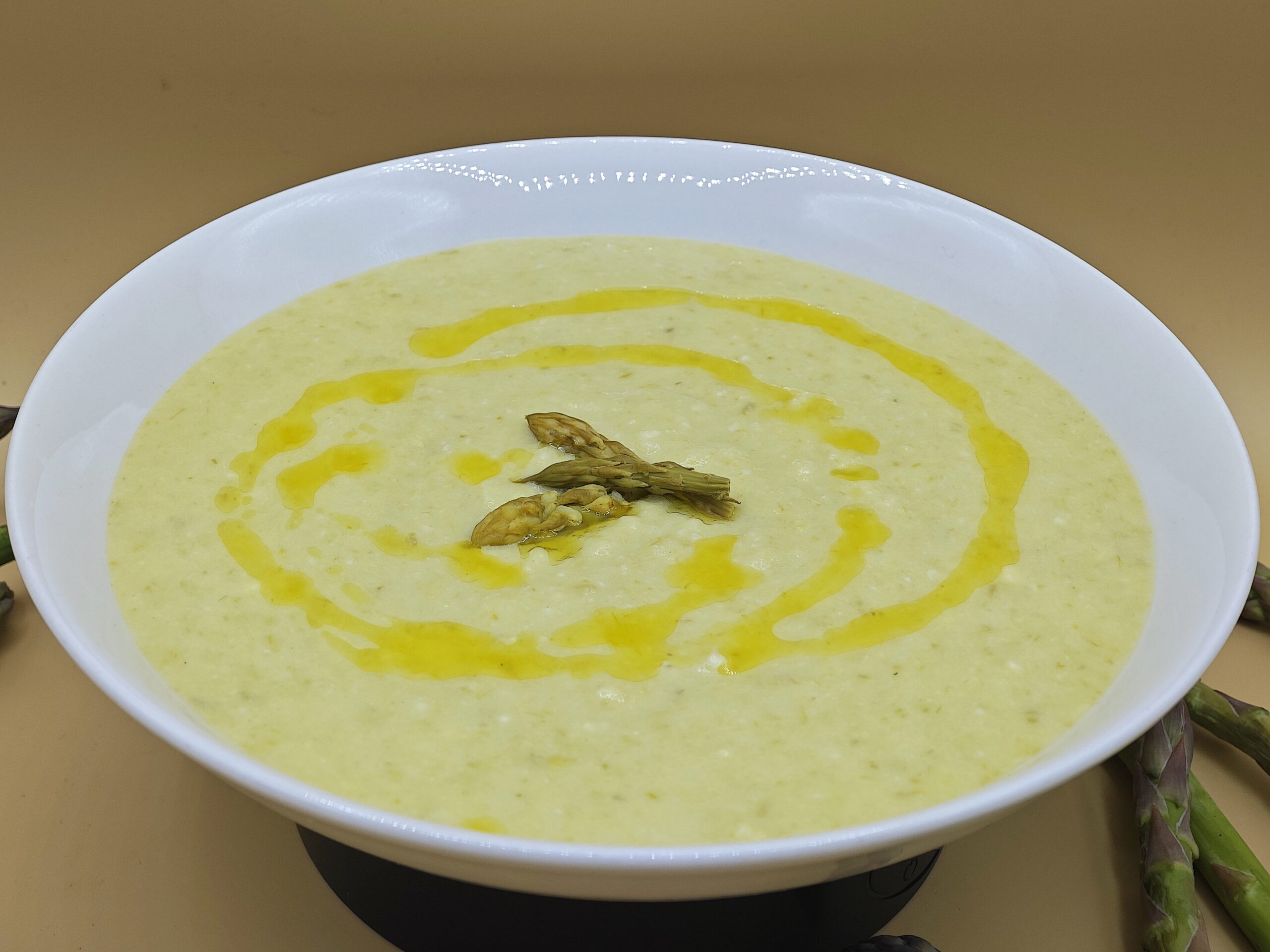 Velouté crémeux d’asperges