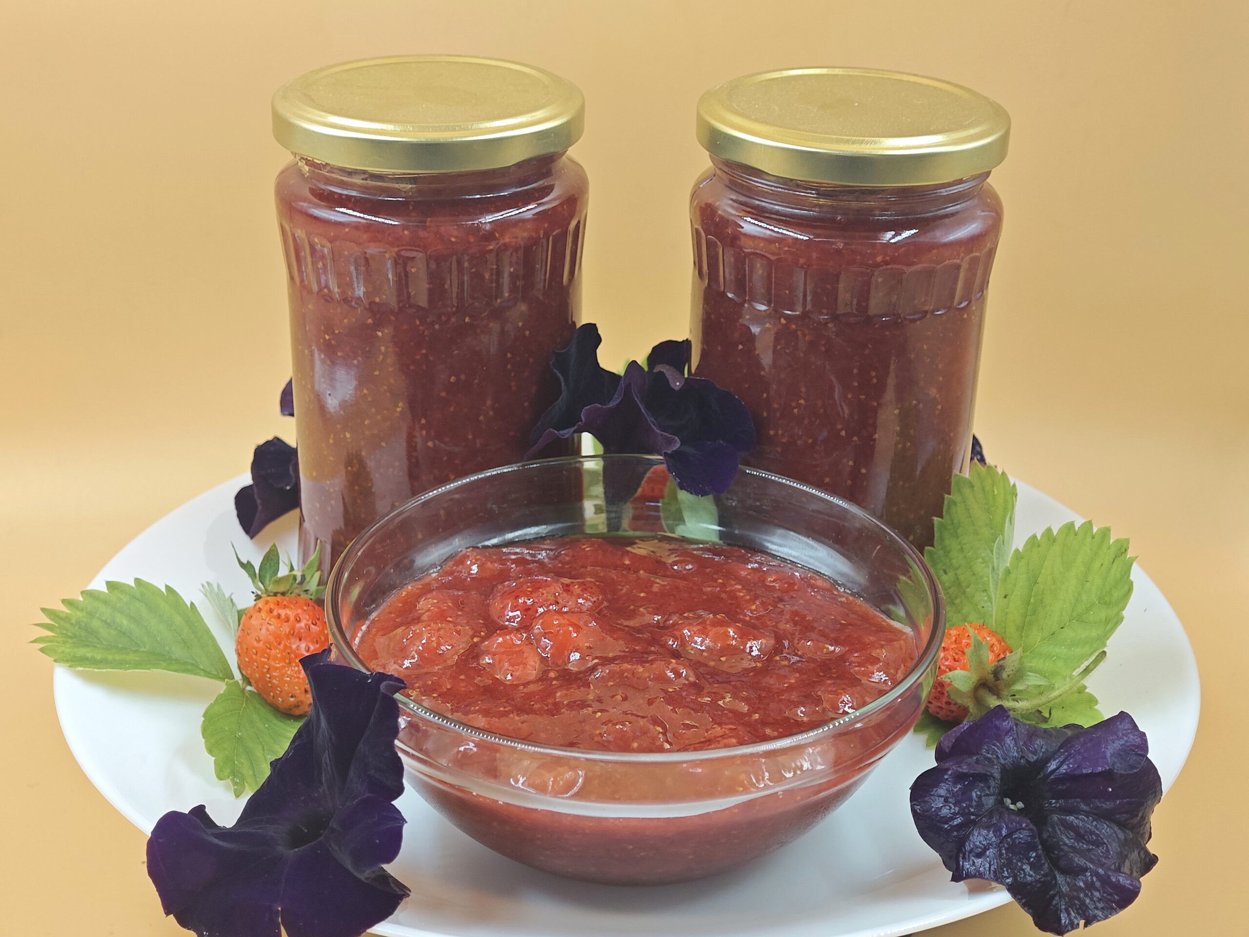 Confiture de fraises et citron