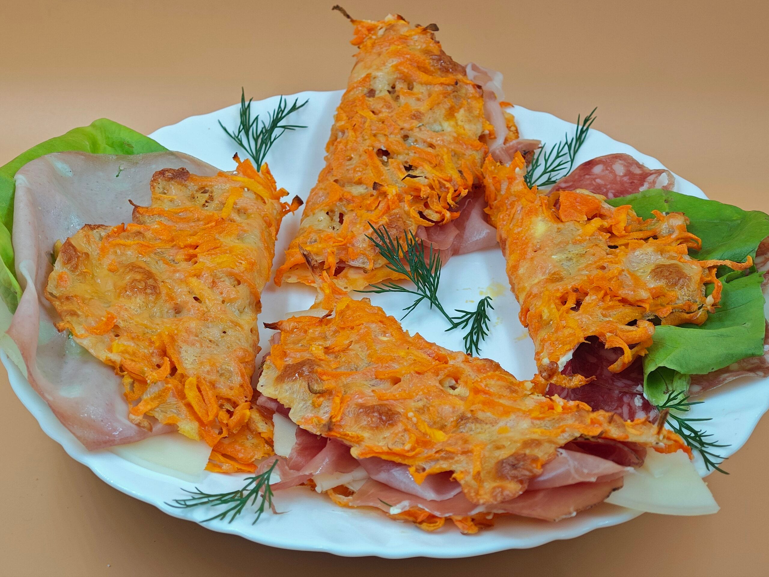 Wraps de carottes (piadines)