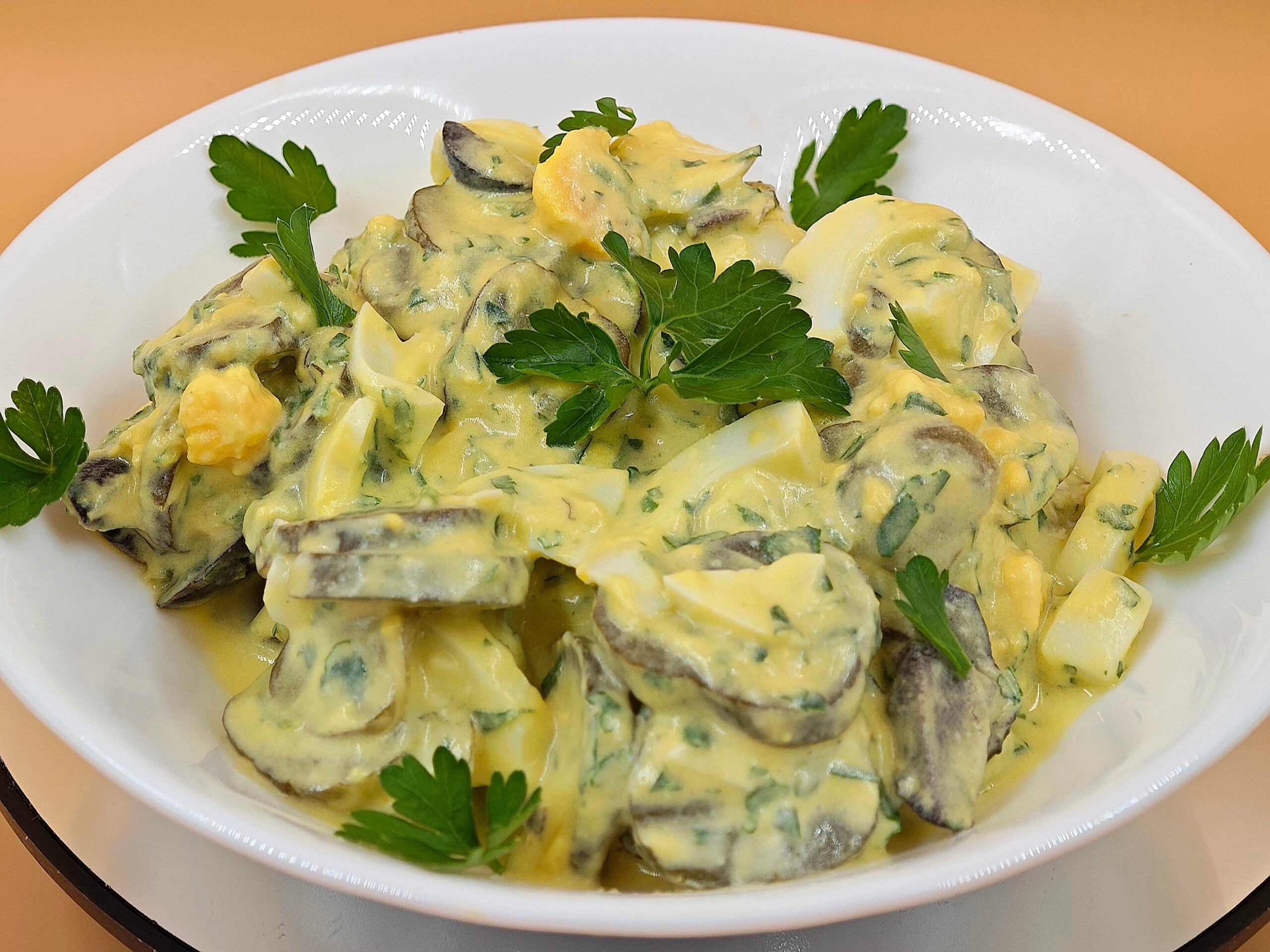 Salade d’œufs durs