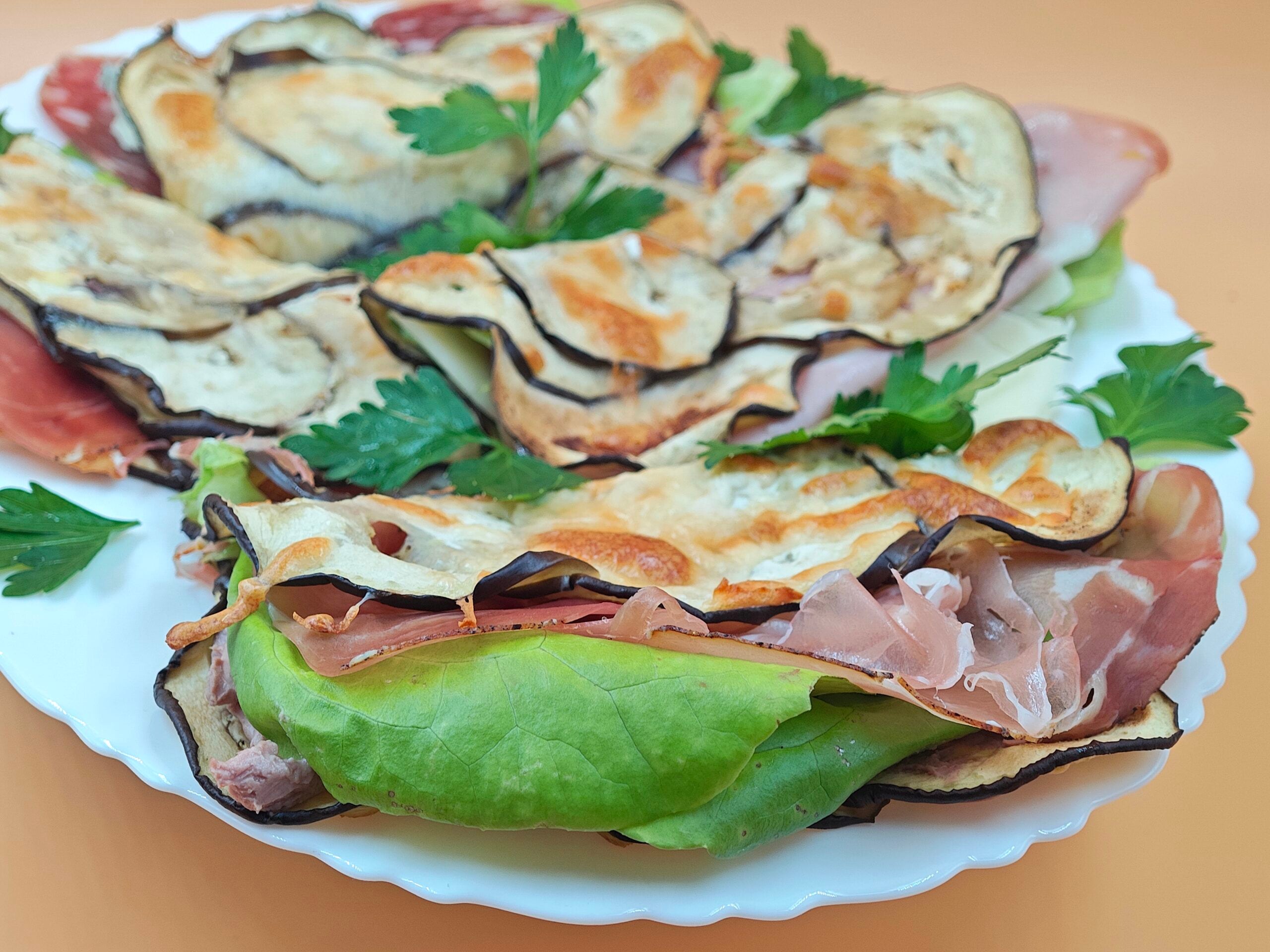 Galettes d’aubergines