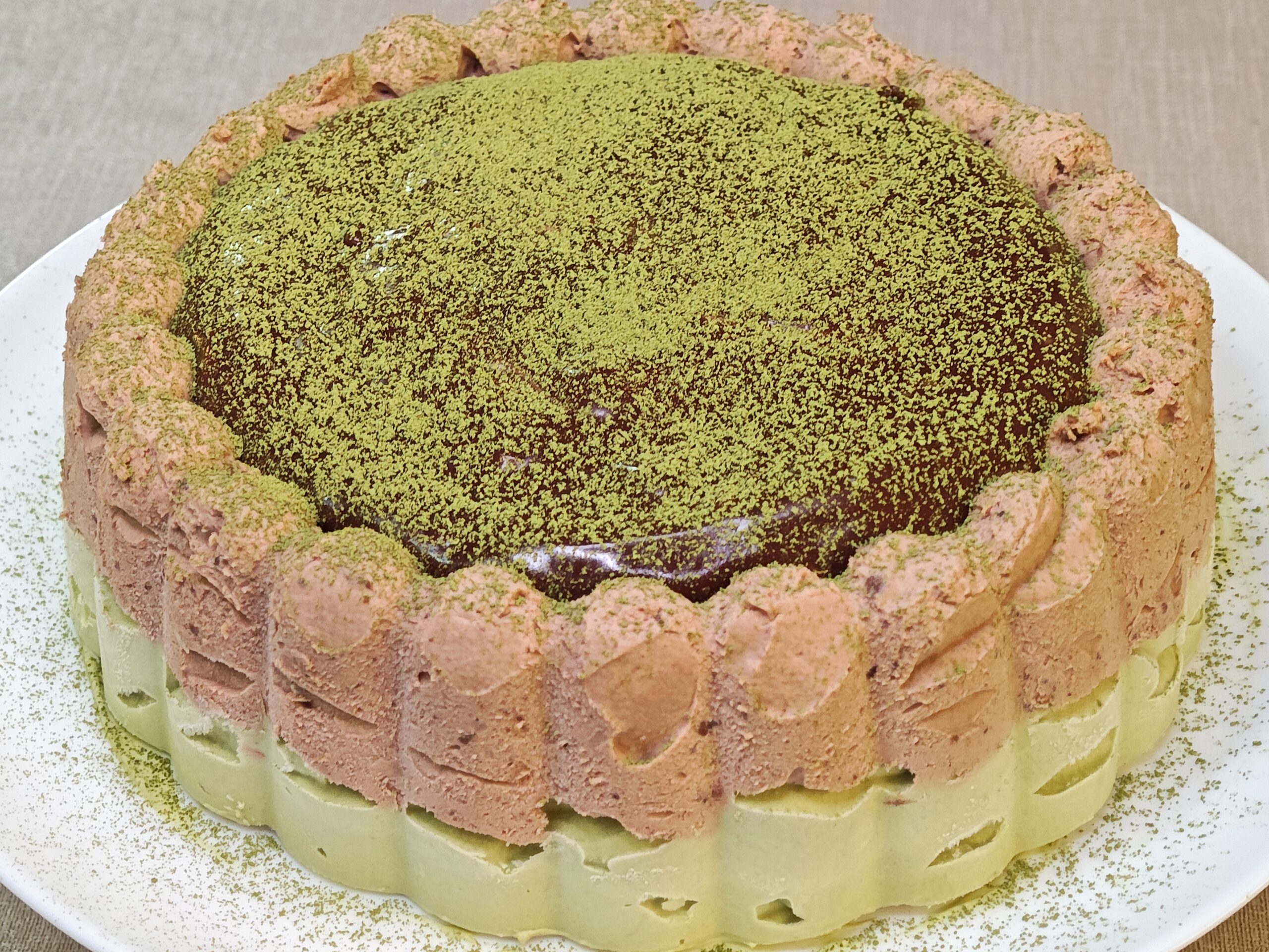 Semifreddo Matcha et Chocolat (sans cuisson)