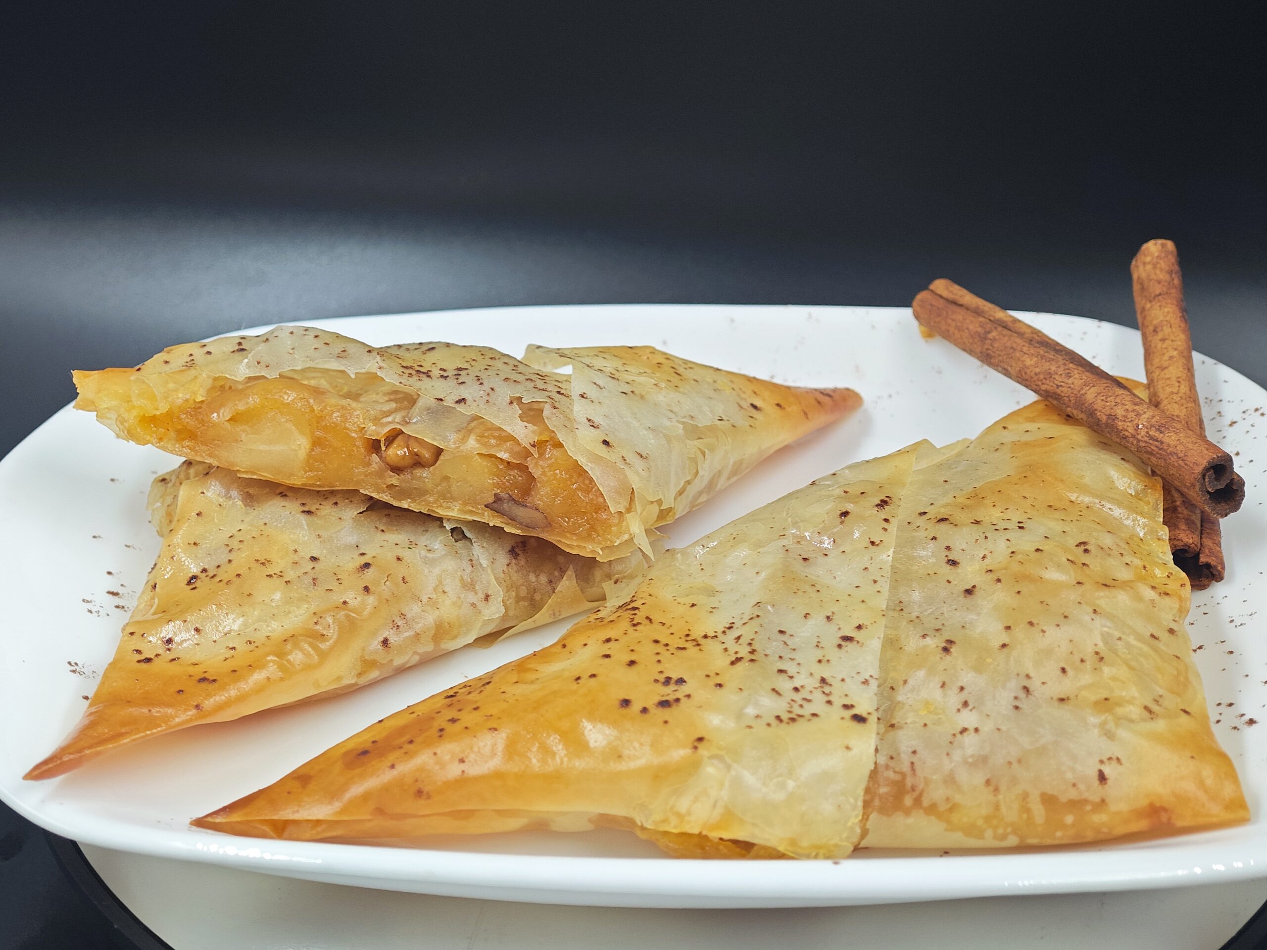 Triangles vegan aux pommes