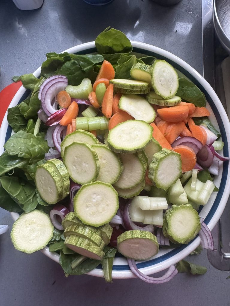 légumes pour l'acquacotta originale toscane