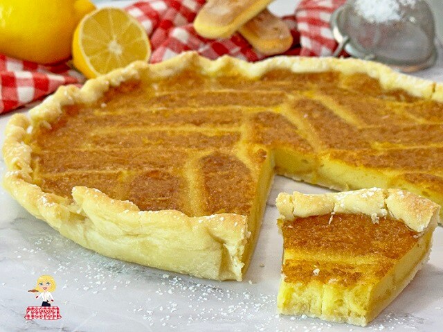 TARTE BÉNÉVENTAINE avec boudoirs