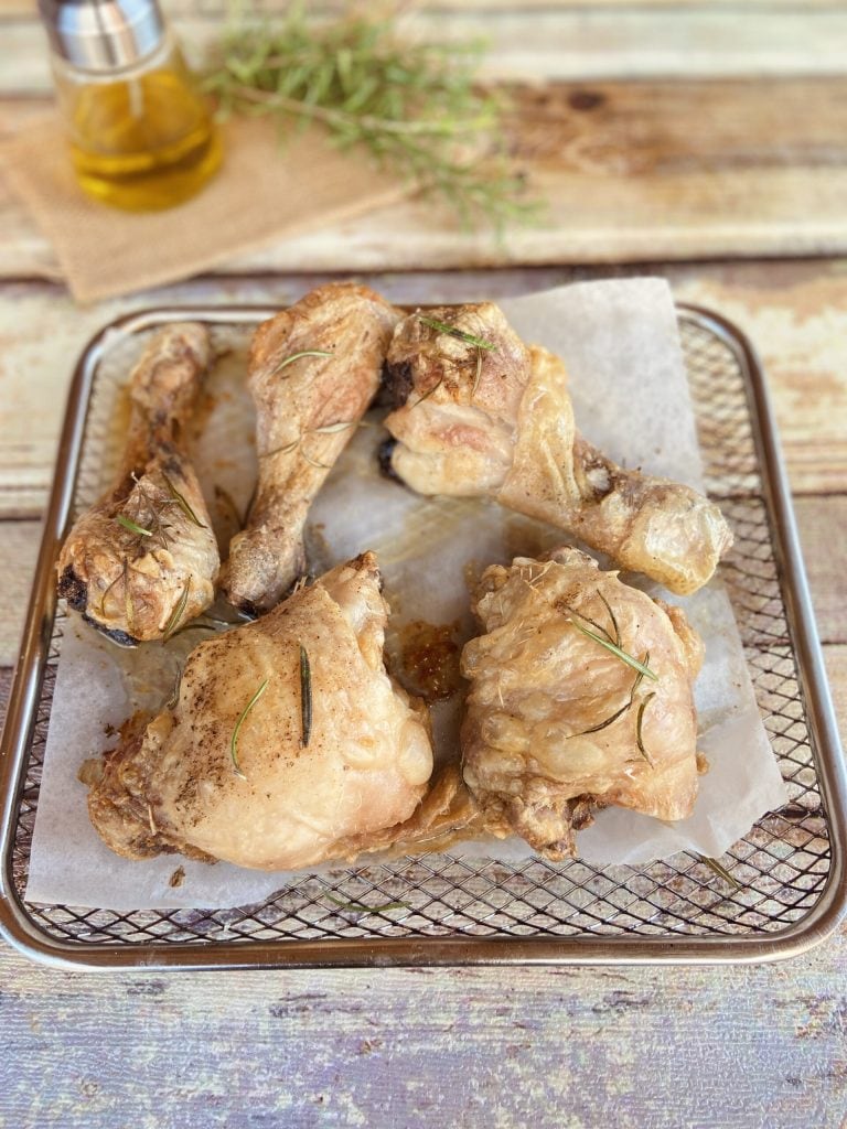 cuisses de poulet à la friteuse à air