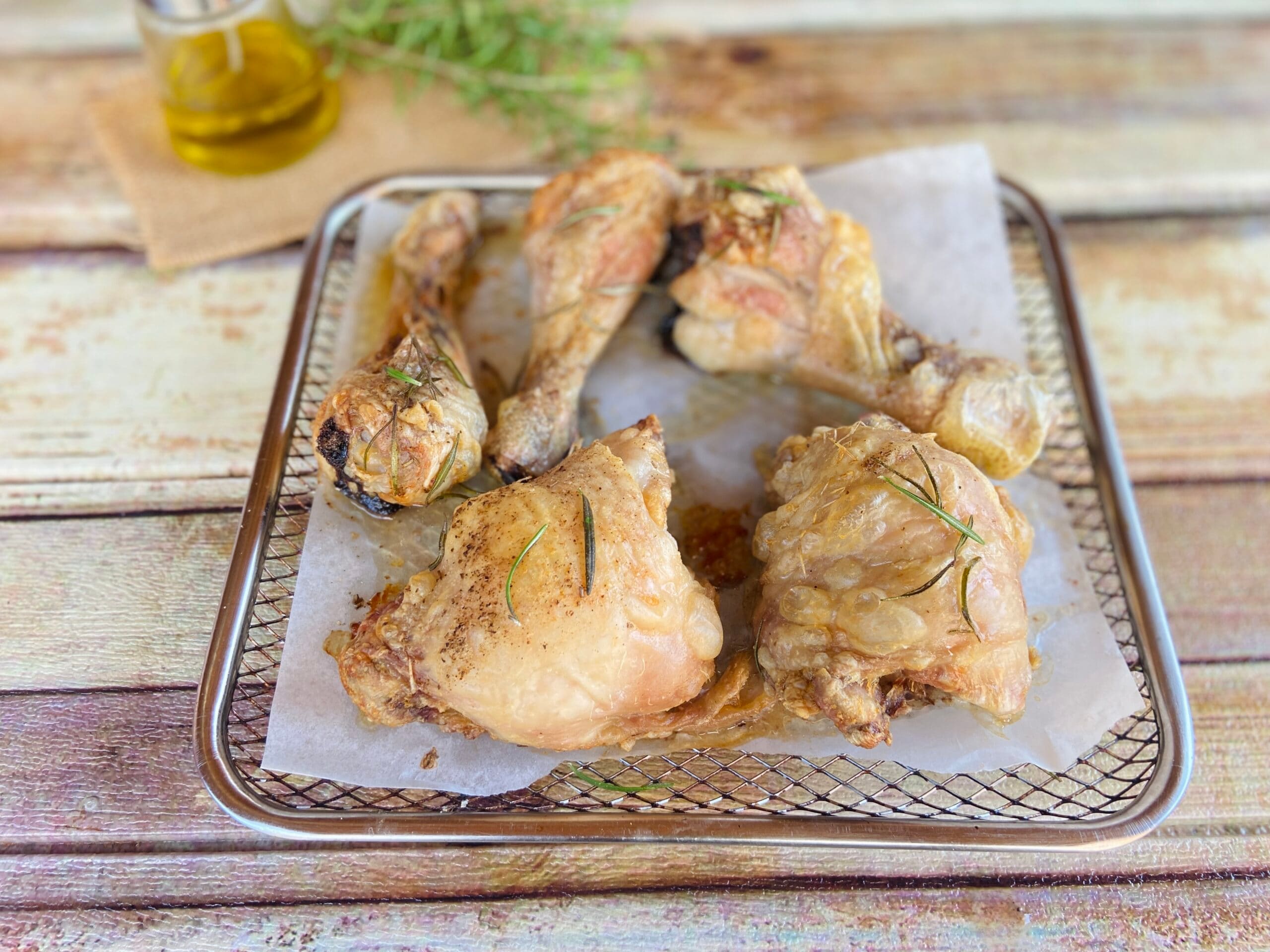 Cuisses de poulet à la friteuse à air