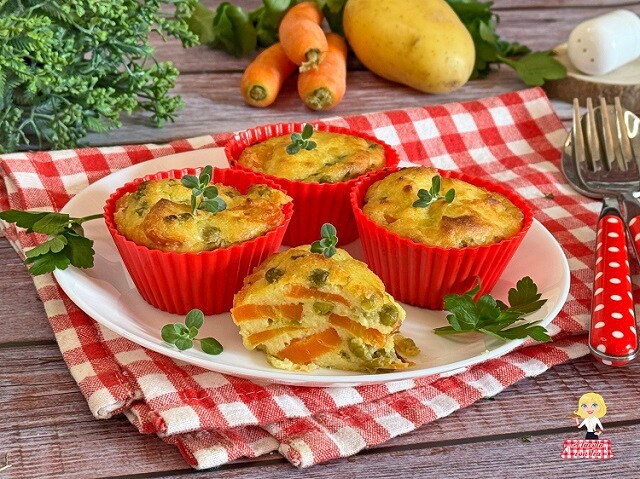 FLAN DE LÉGUMES au four ou à la FRITEUSE À AIR