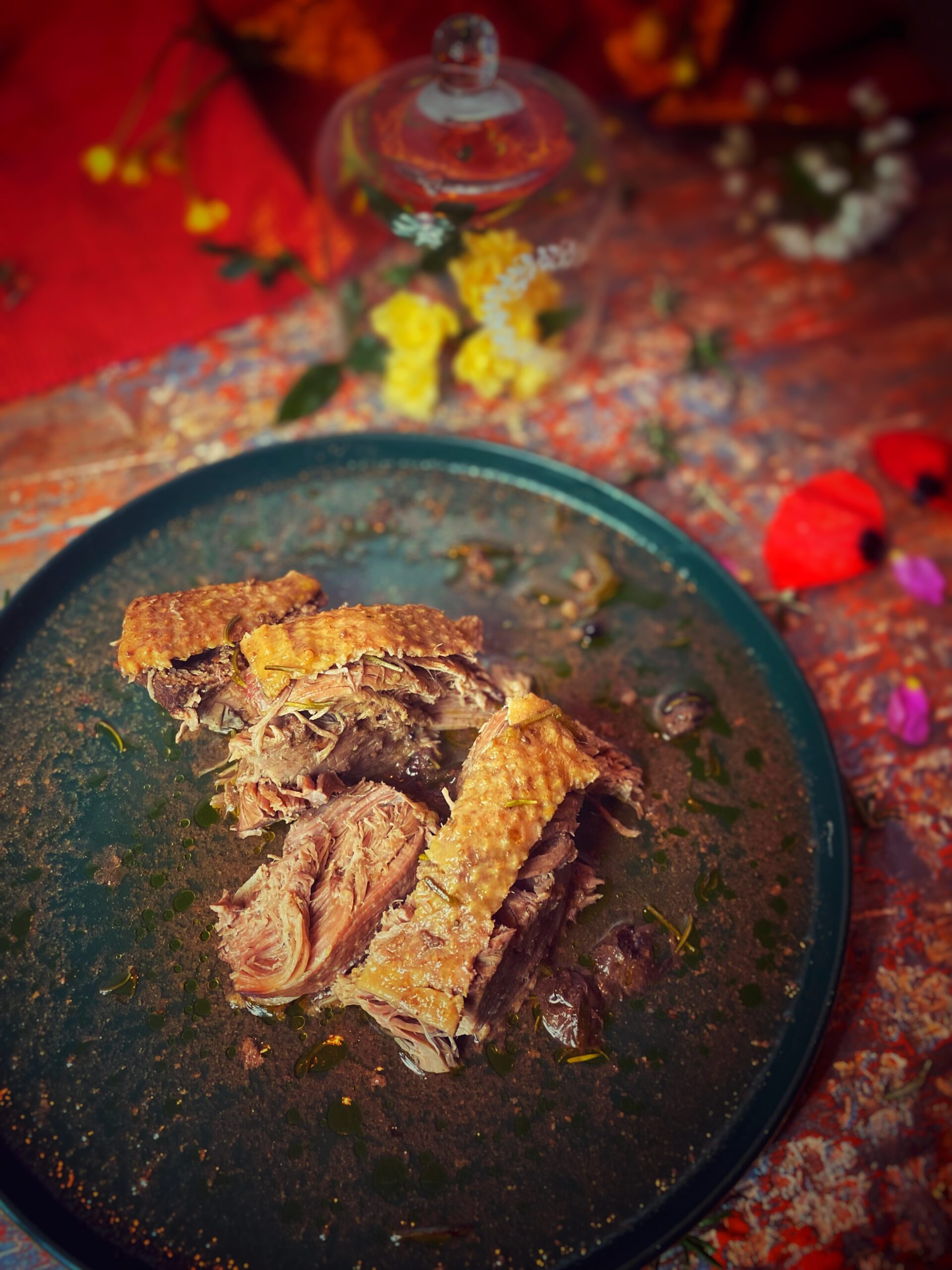 Magret de canard à la mijoteuse aux fruits rouges