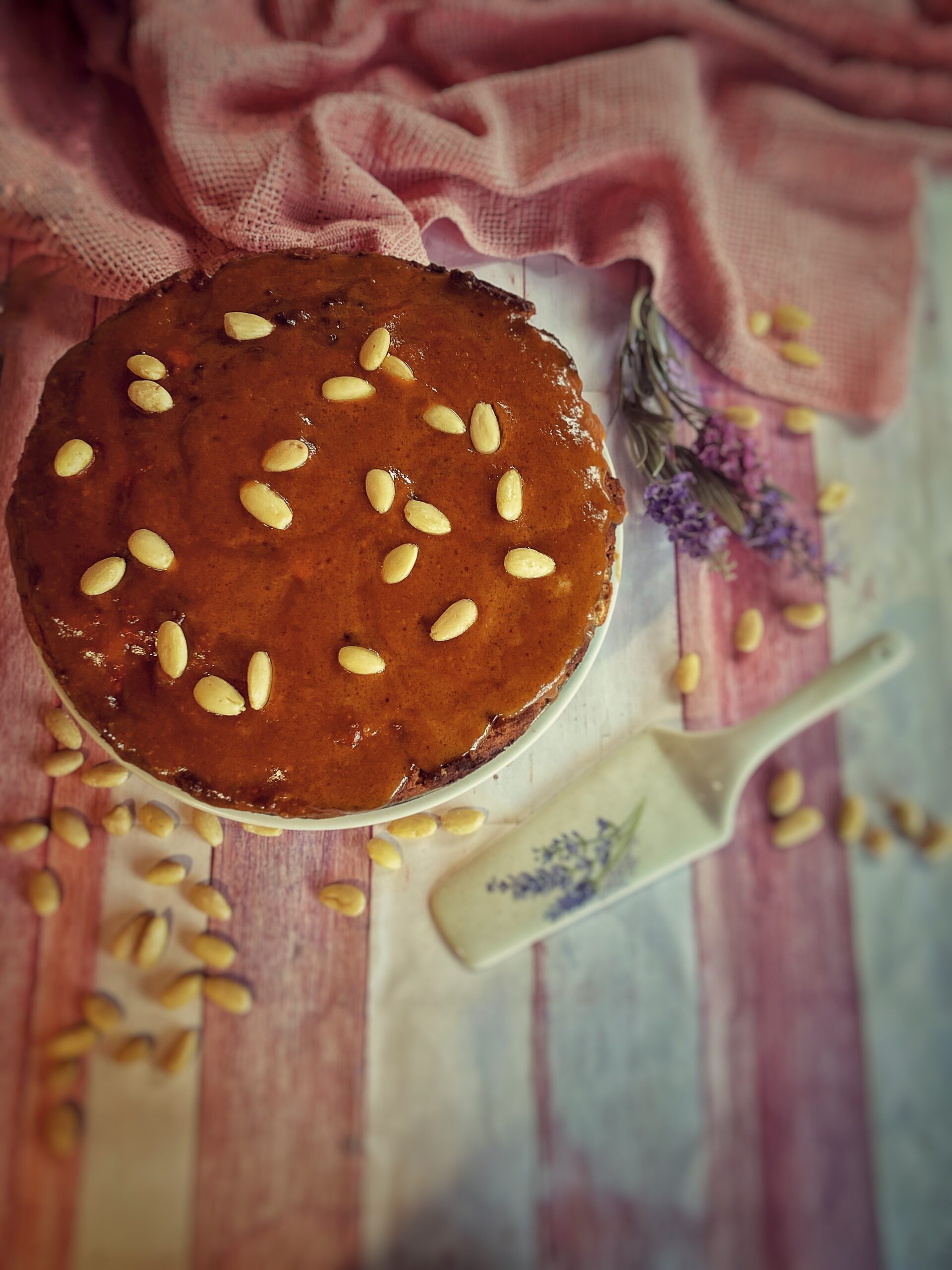 Shortcake aux amandes et butterscotch (États-Unis)