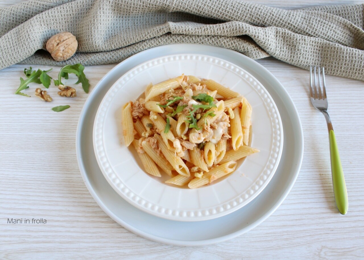 Pâtes au Thon, Roquette et Fromage