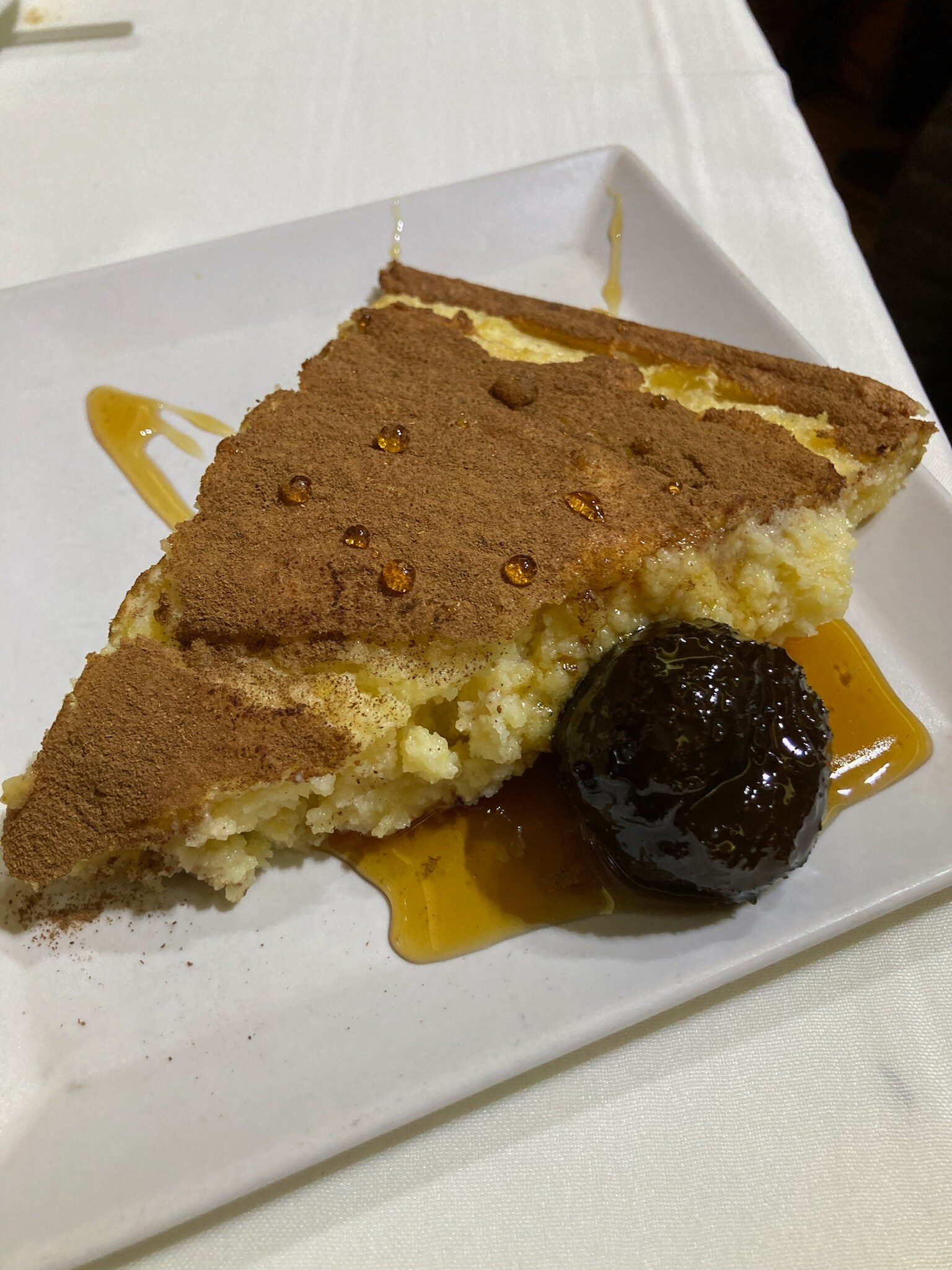 Sericaia com amieixa de Elvas (Portugal)