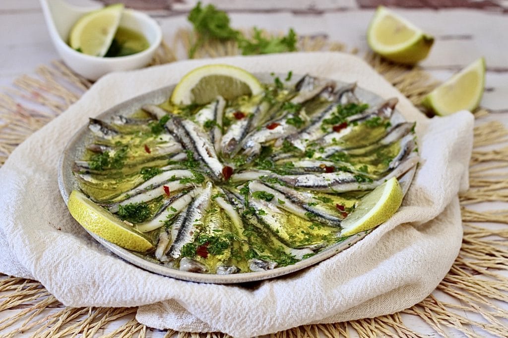 Anchois marinés, le goût frais et sain qui fait du bien au cœur.