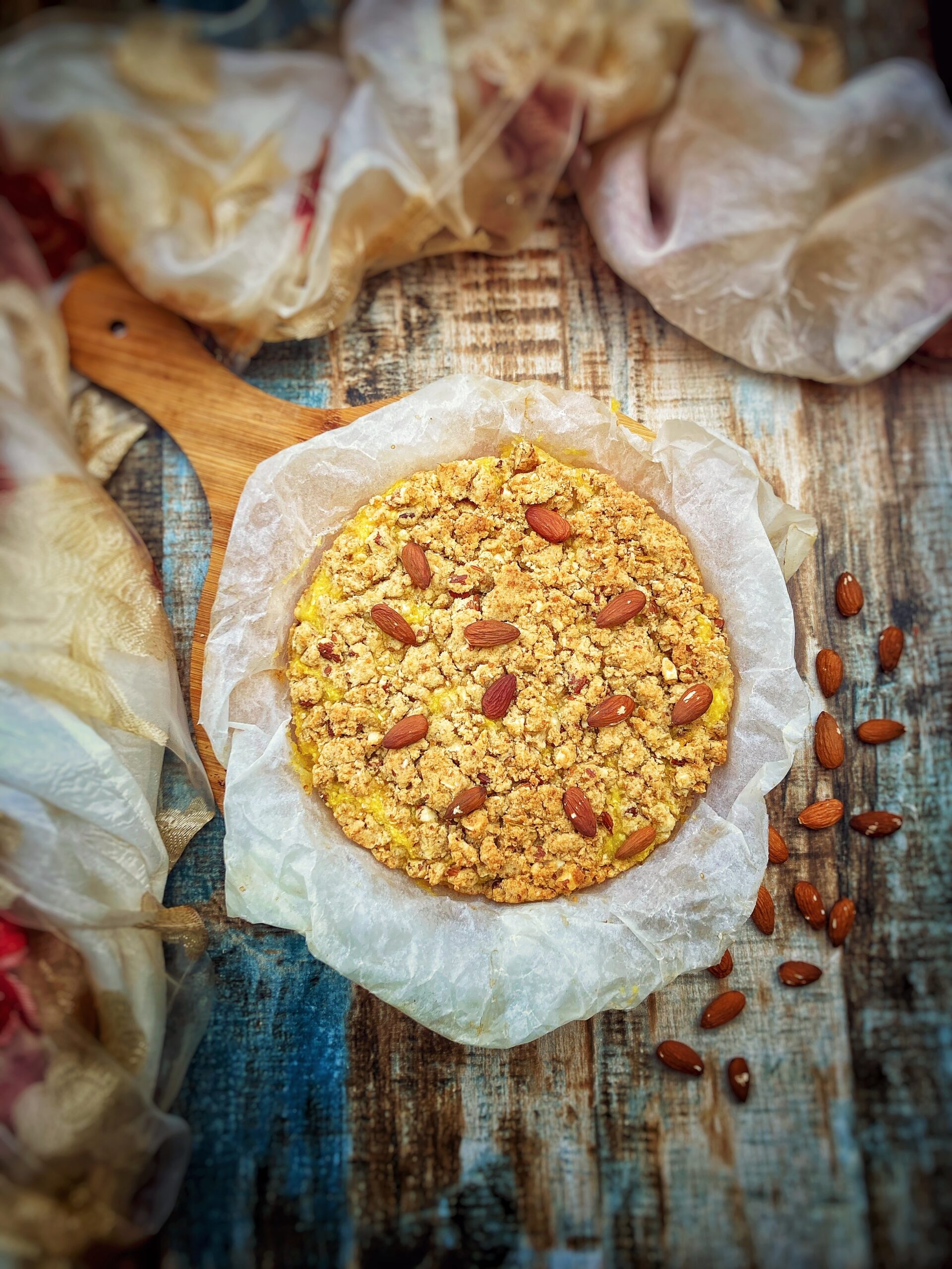 Sbrisolona à la mangue sans gluten