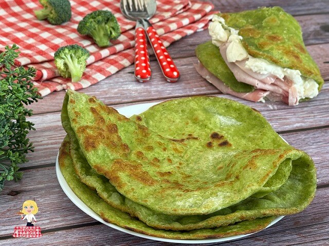 PIADINA AVEC YAOURT ET BROCOLIS
