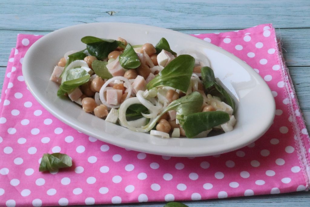 Salade fraîche de pois chiches