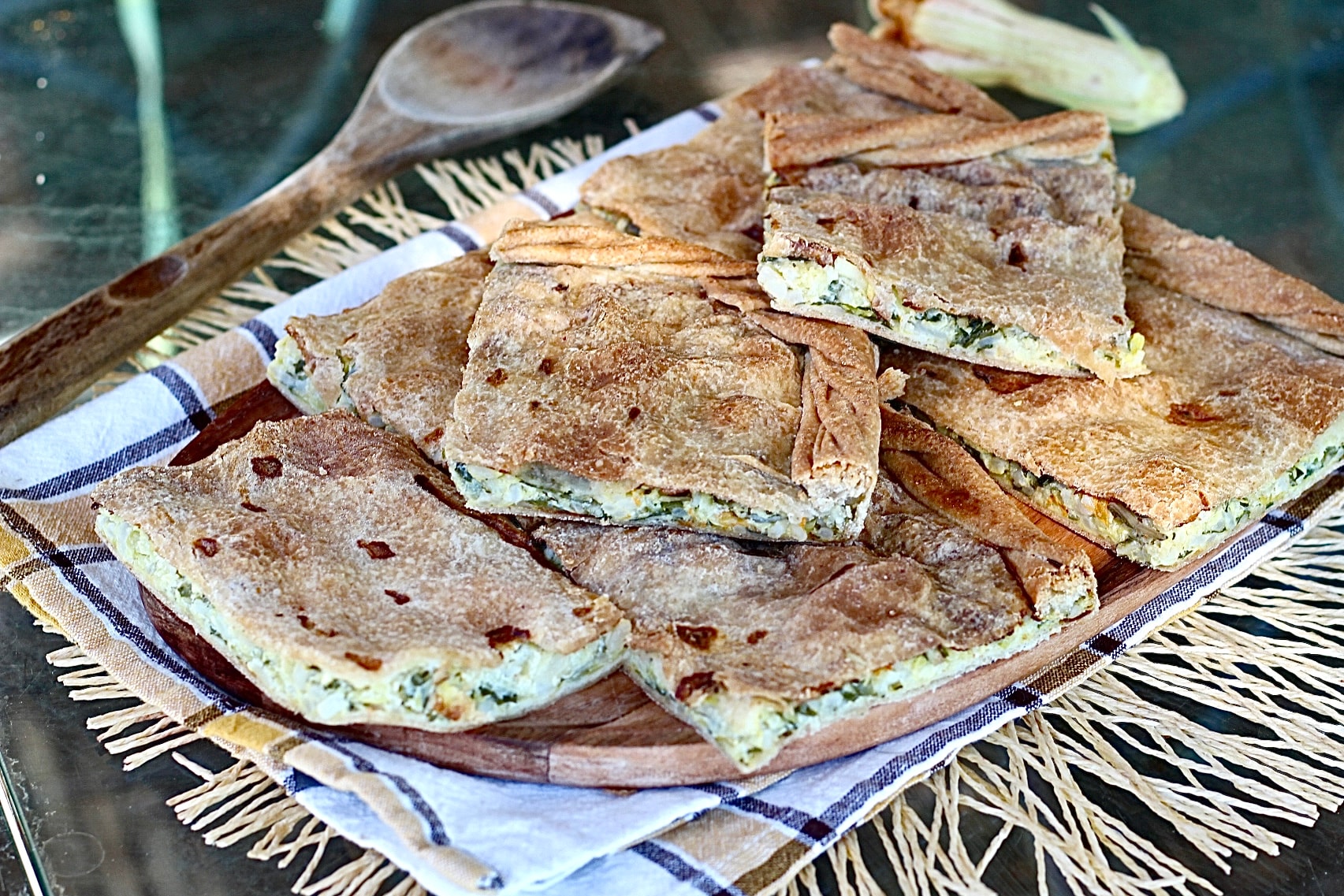 Tarte verte aux courgettes et blettes