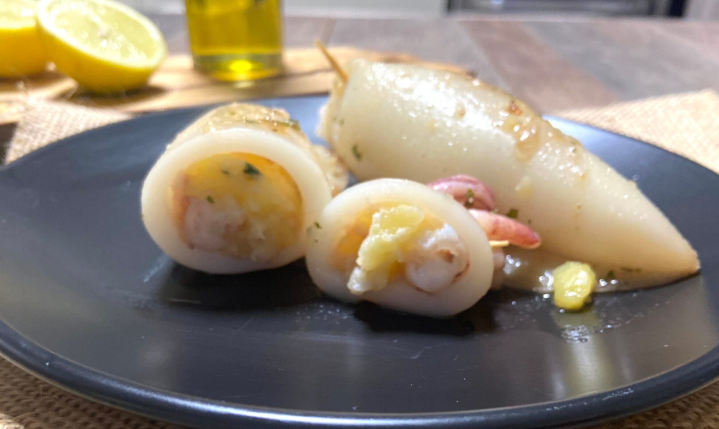 Calamars farcis aux pommes de terre