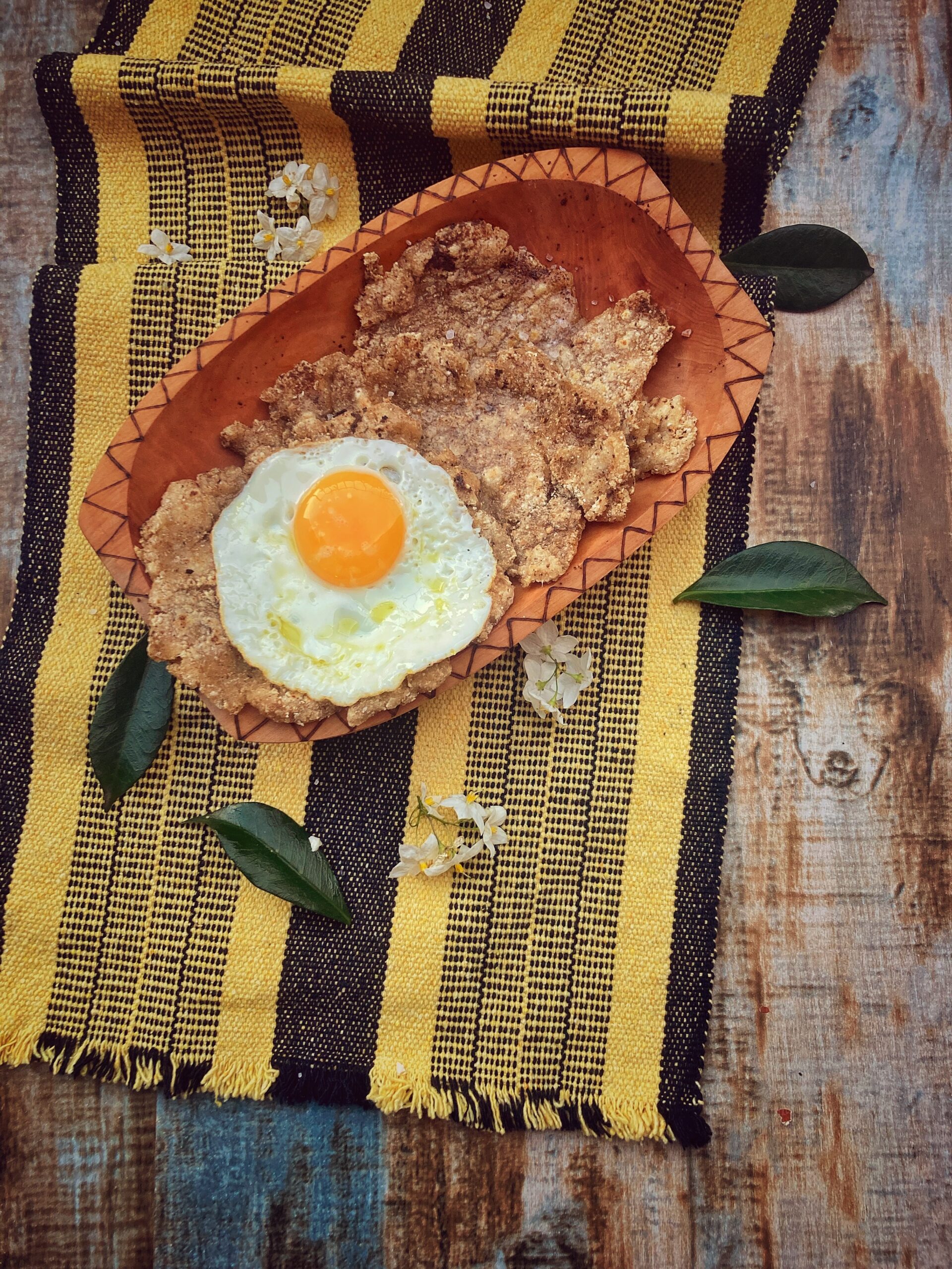 Casabe et oeuf (Cuba)