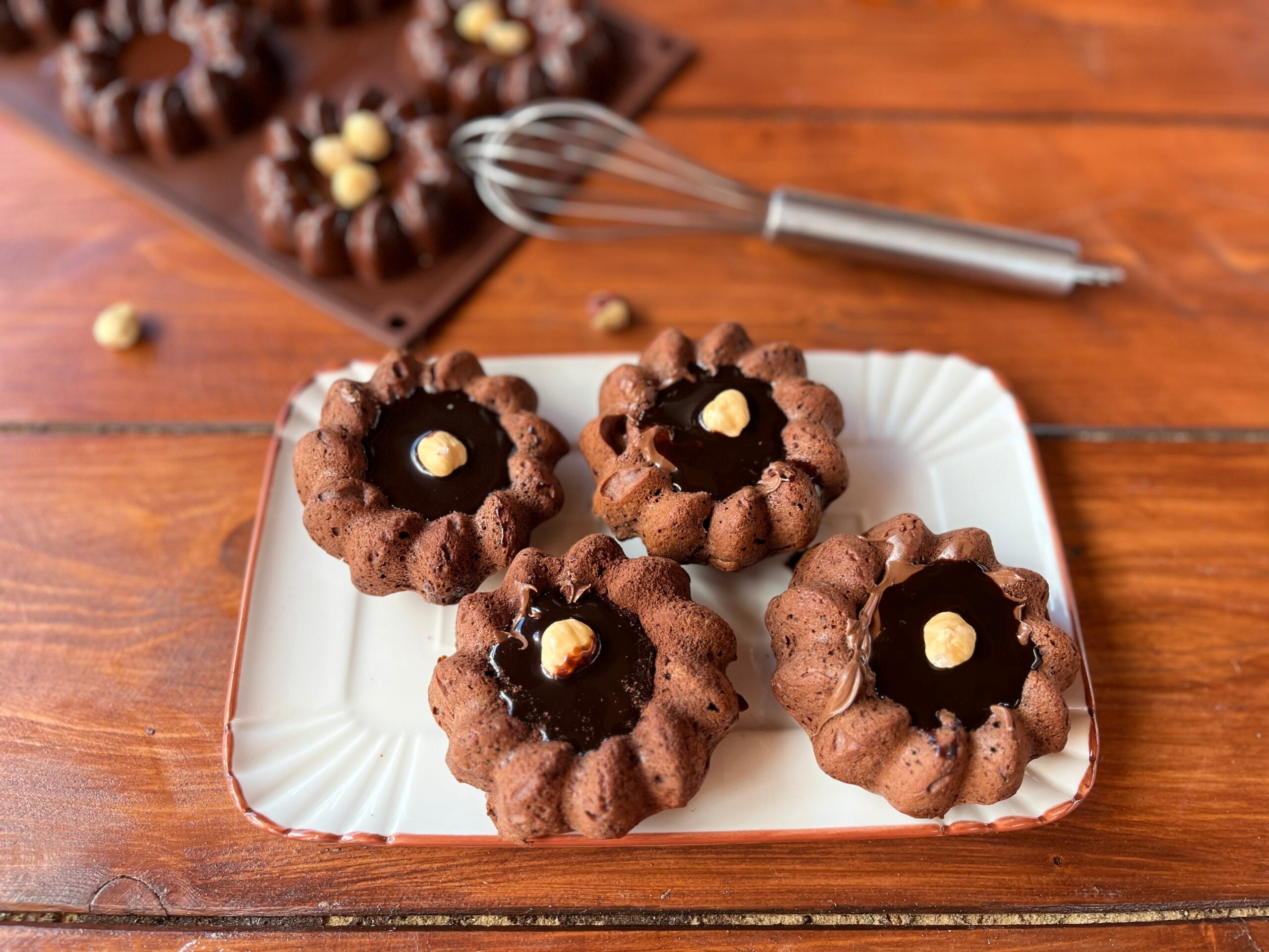 Petits gâteaux au chocolat et ricotta