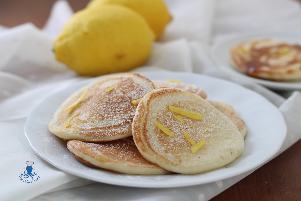 Pancake au citron, recette sans œufs