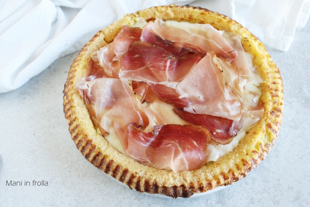 Tarte de Pommes de Terre avec Speck et Fromage