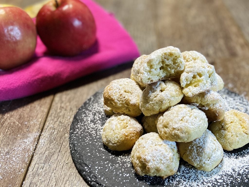 Biscuits moelleux aux pommes mixées