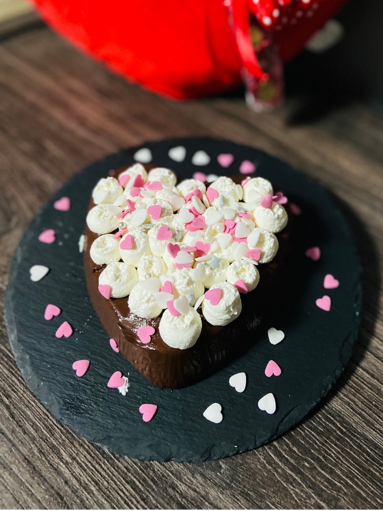 Pudding au chocolat pour la Saint-Valentin