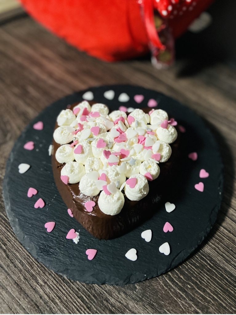 Pudding au chocolat pour la Saint-Valentin