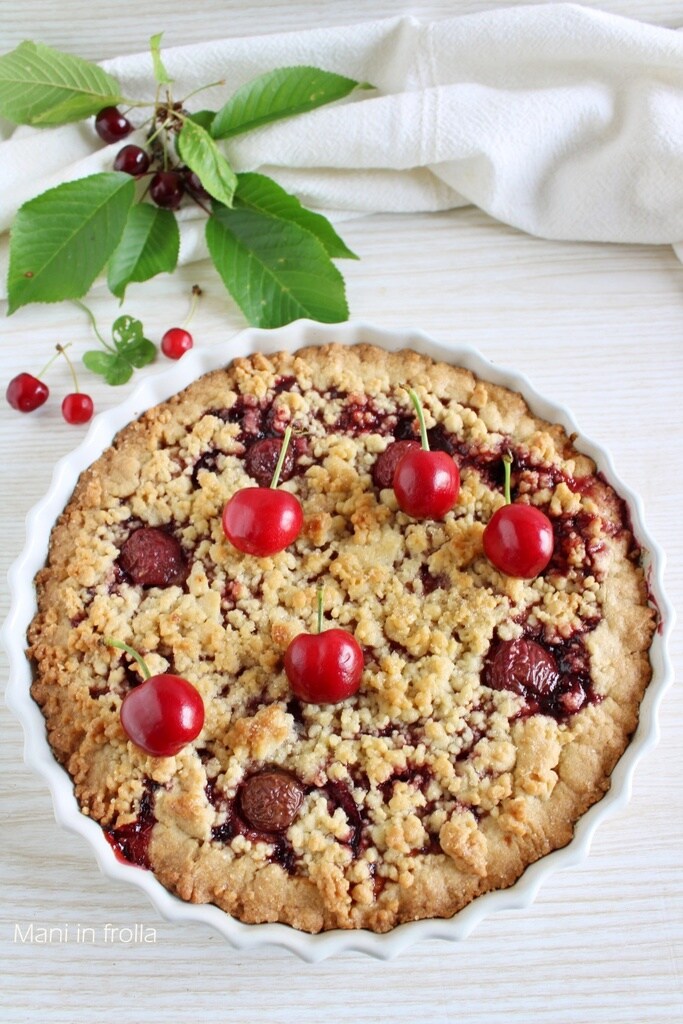 Gâteau Émietté aux Cerises