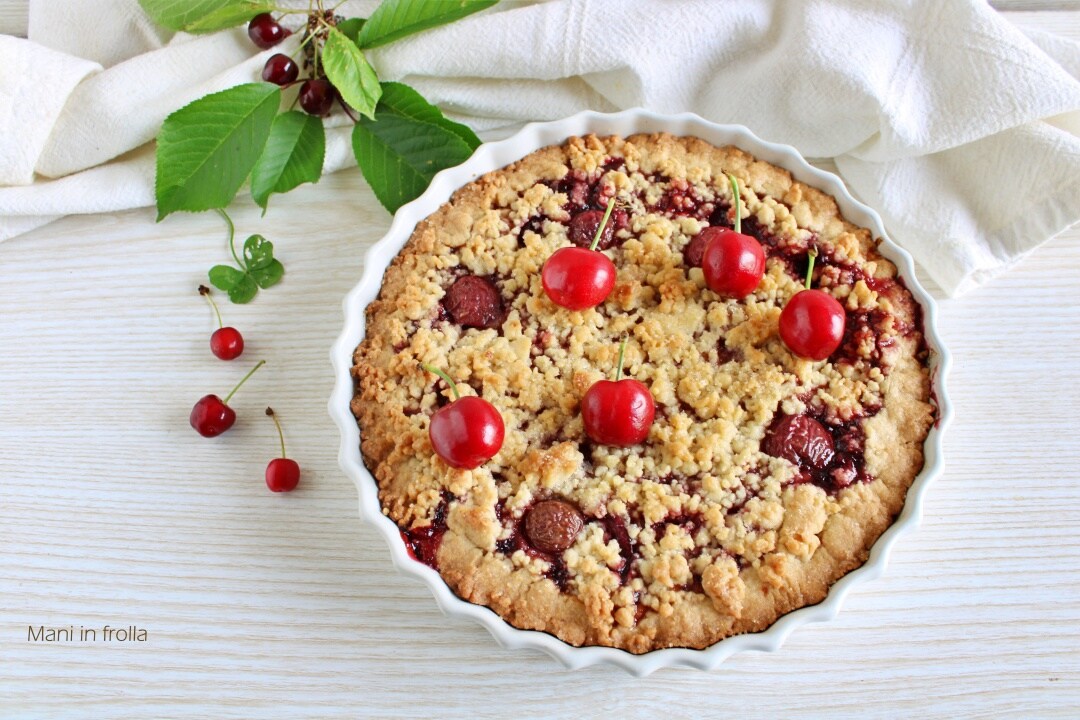 Gâteau Émietté aux Cerises