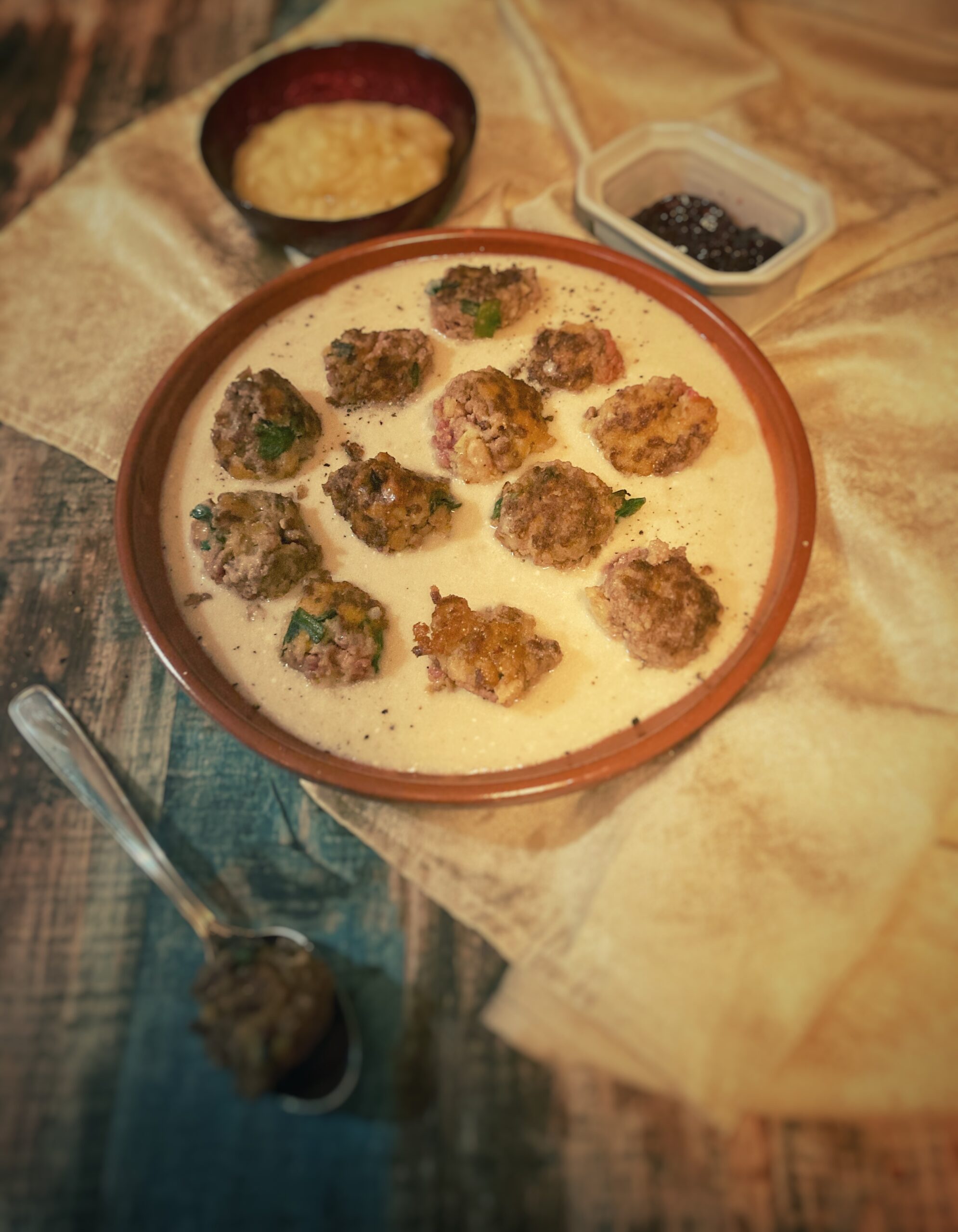 Köttbullar med gräddsås (Suède)