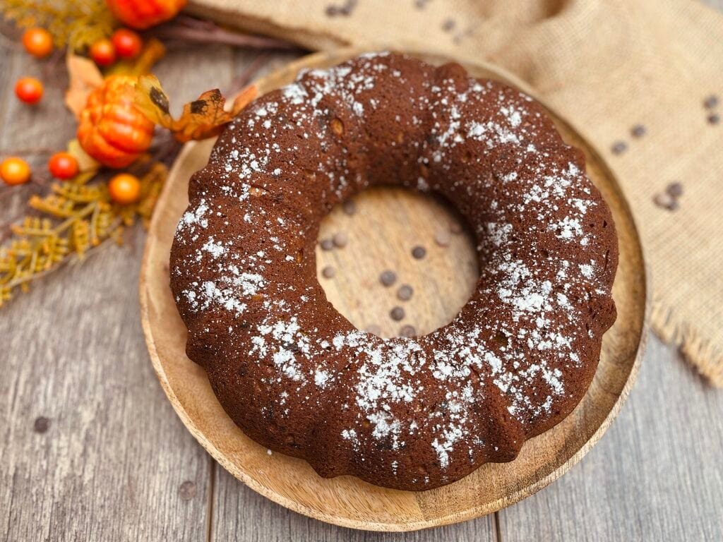 gâteau moelleux à la citrouille et au chocolat