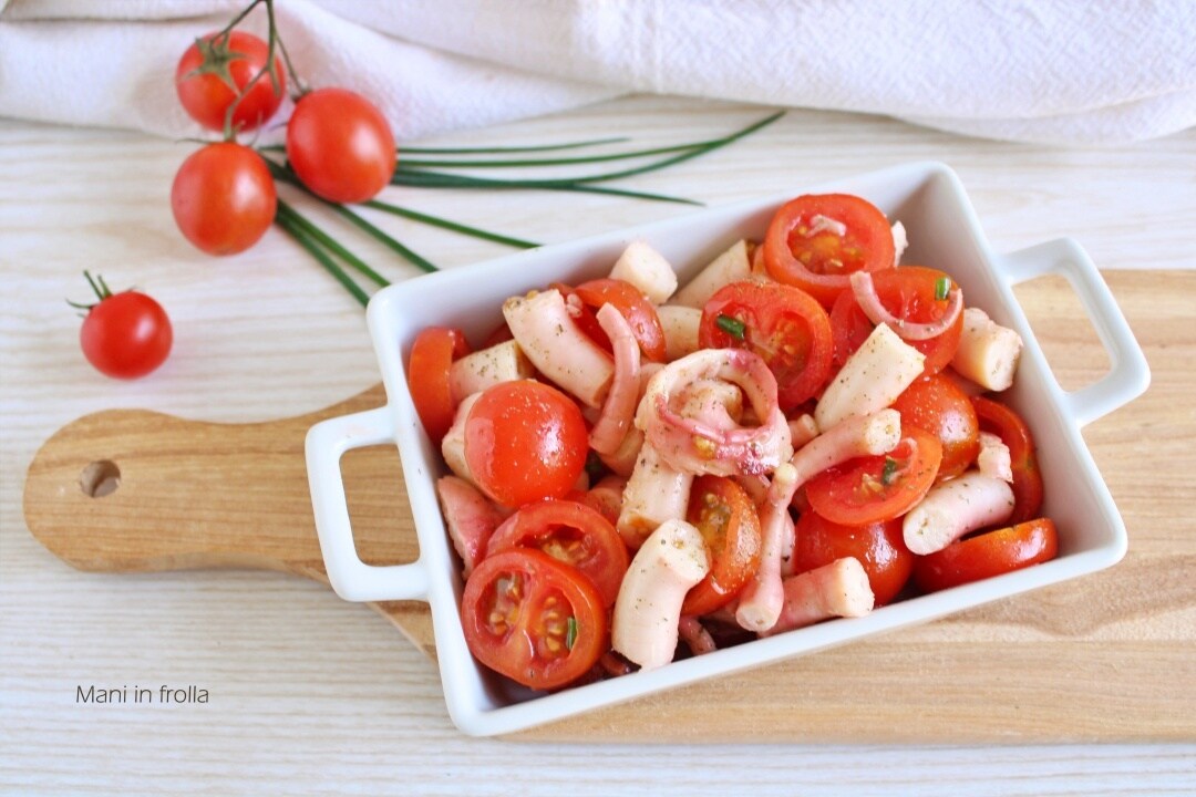 Salade de Poulpe avec Tomates Cerises