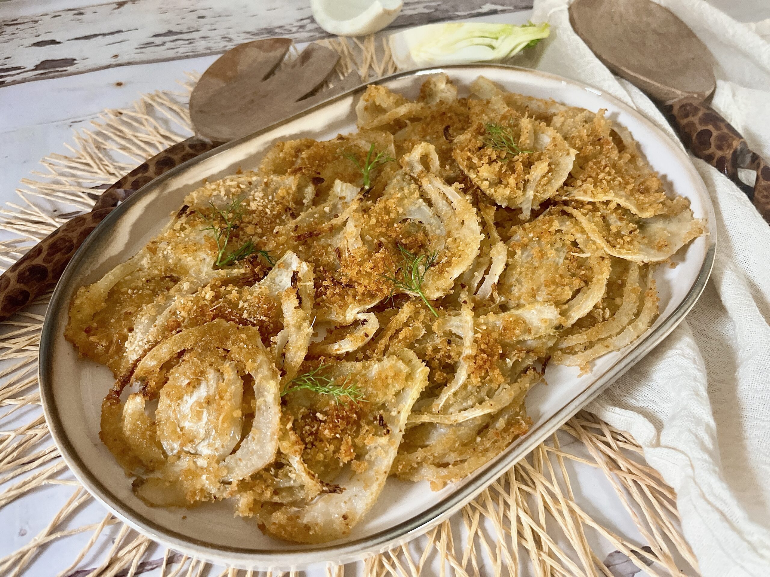 Fenouils gratinés légers