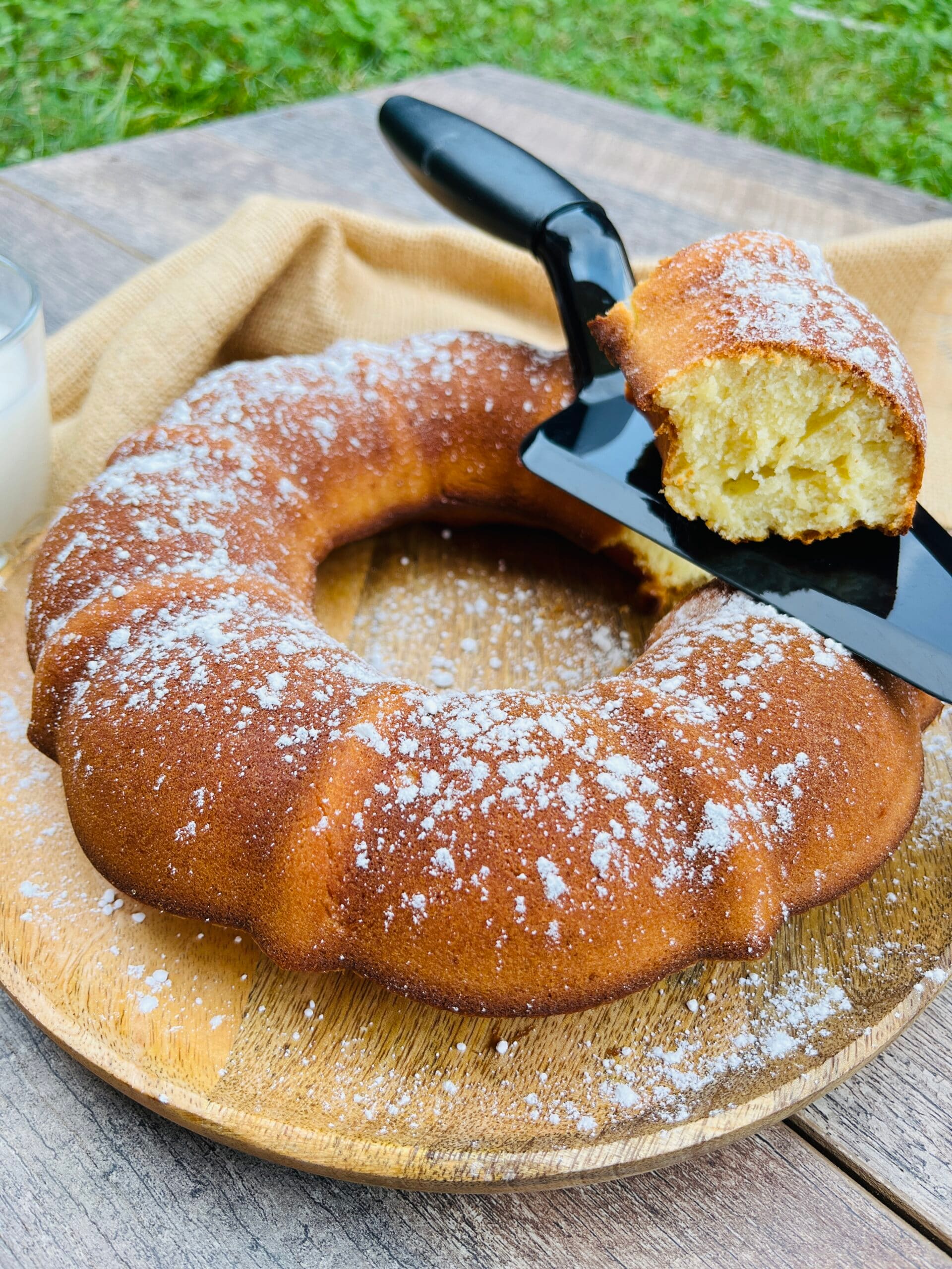 Gâteau au lait chaud