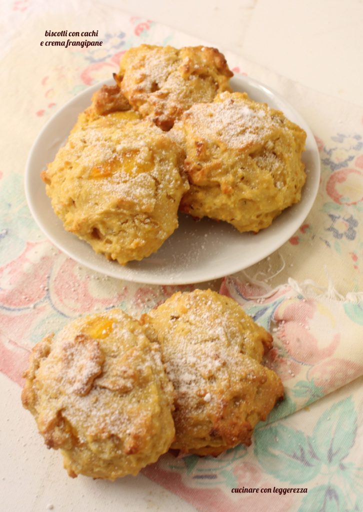 biscuits aux kakis et crème frangipane