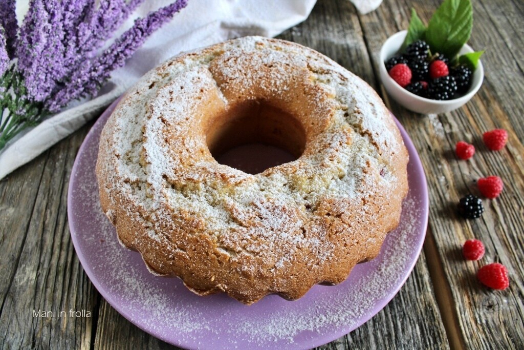 Gâteau moelleux aux Mûres et Framboises
