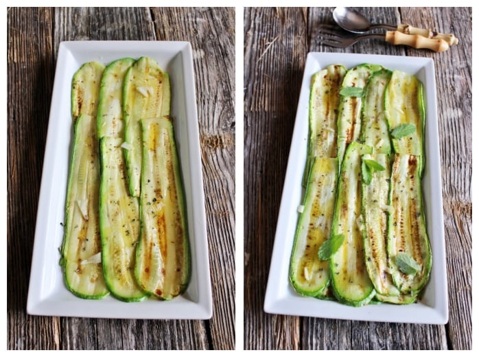 Courgettes grillées