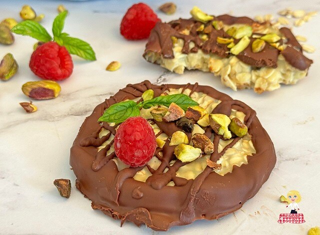 BISCUITS SANS FOUR AVEC AVOINE ET CHOCOLAT