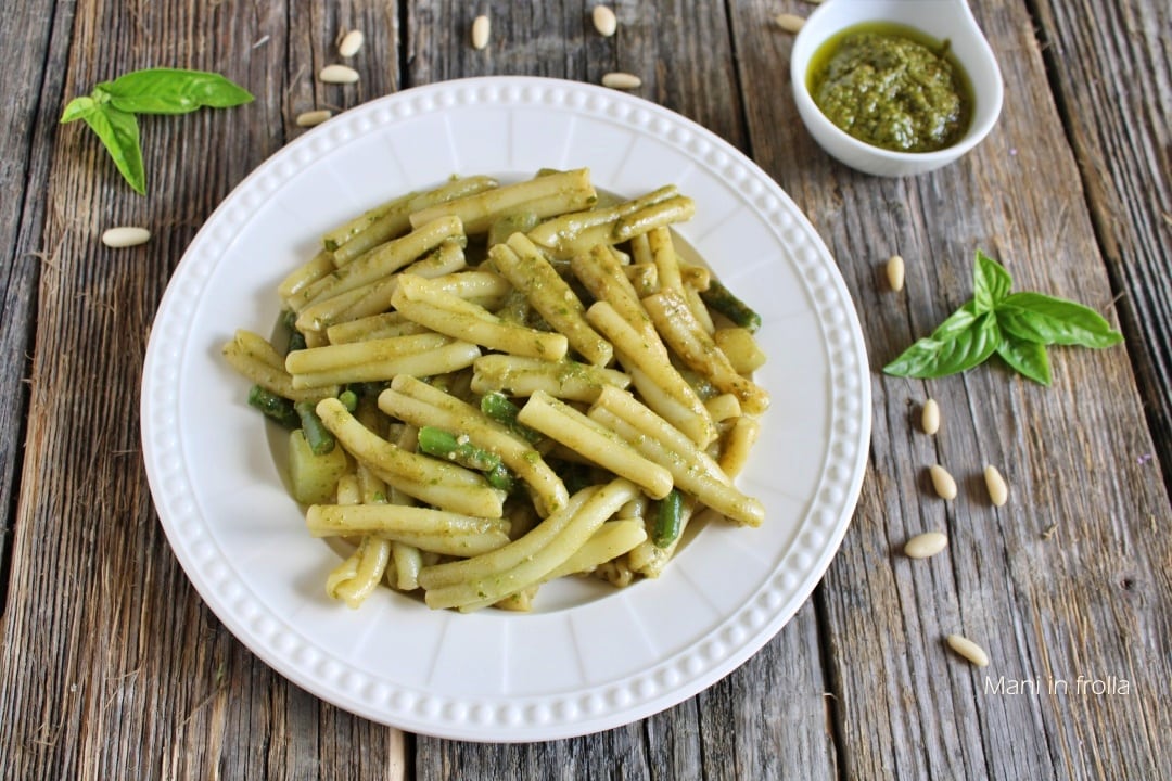 Pâtes au Pesto avec Haricots Verts et Pommes de Terre
