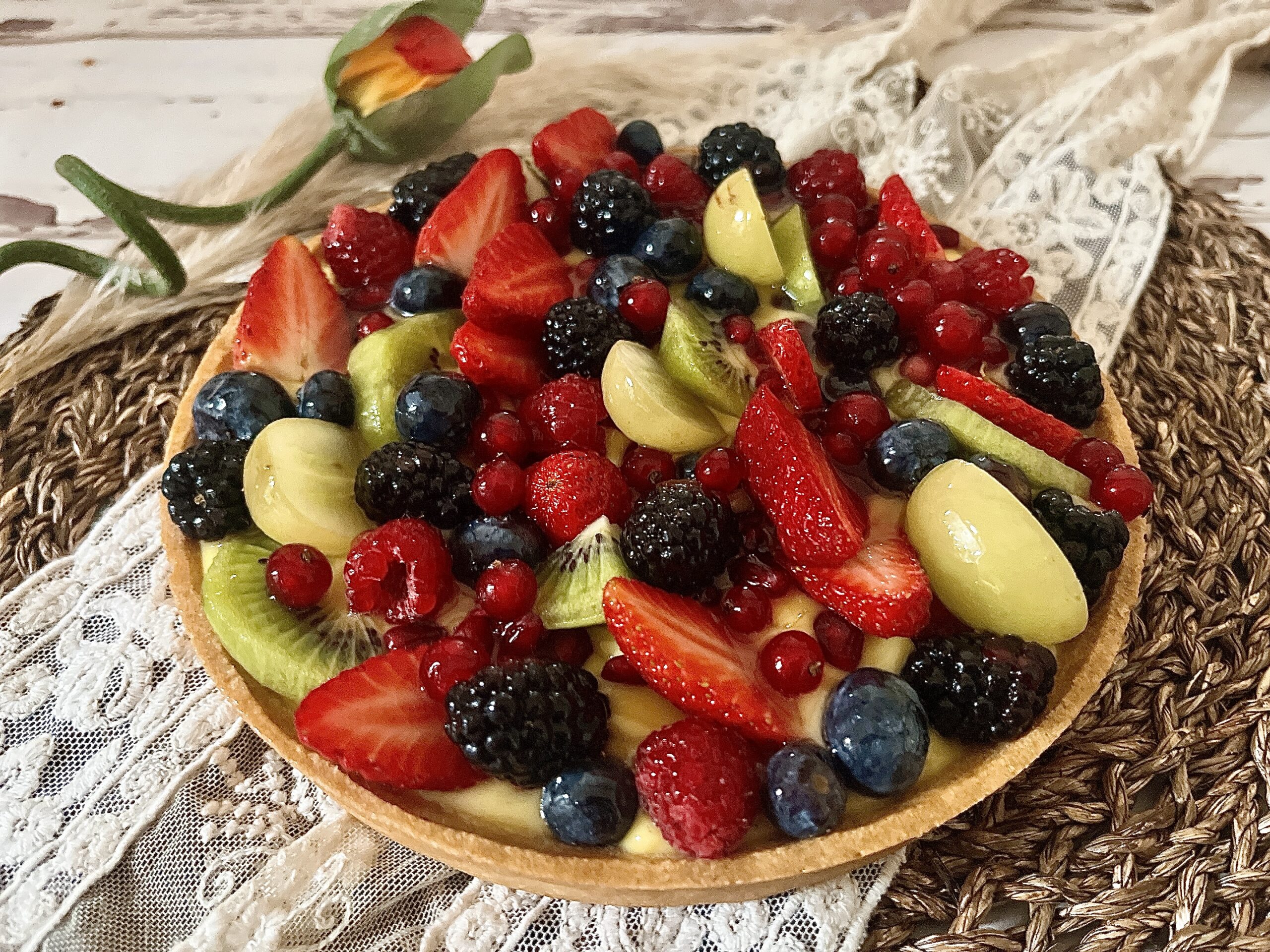 Tarte sucrée aux fruits