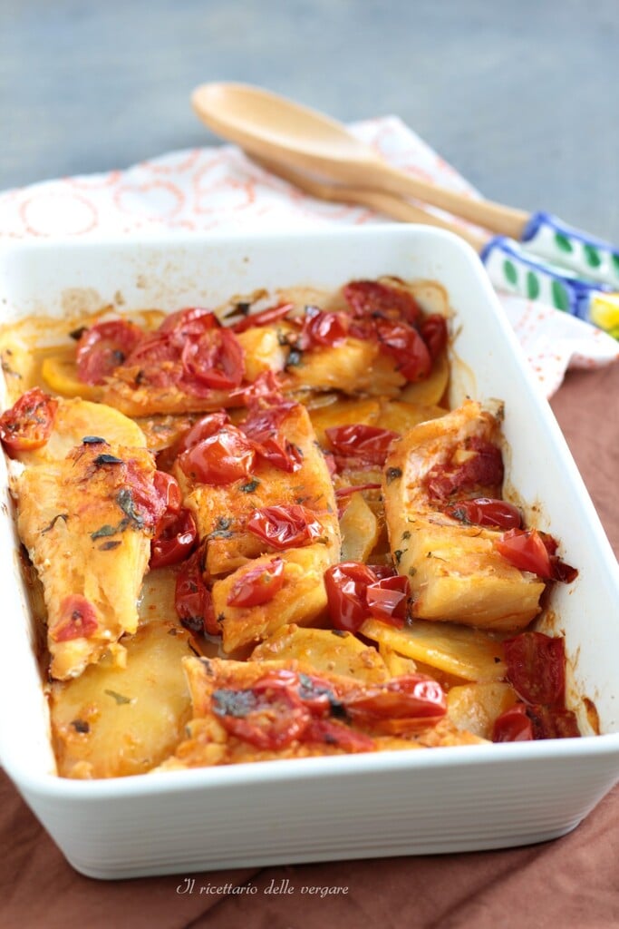 Morue gratinée au four