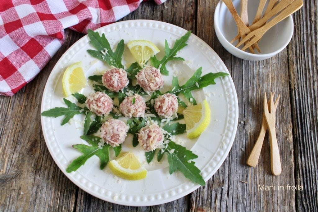 Boulettes de viande crue