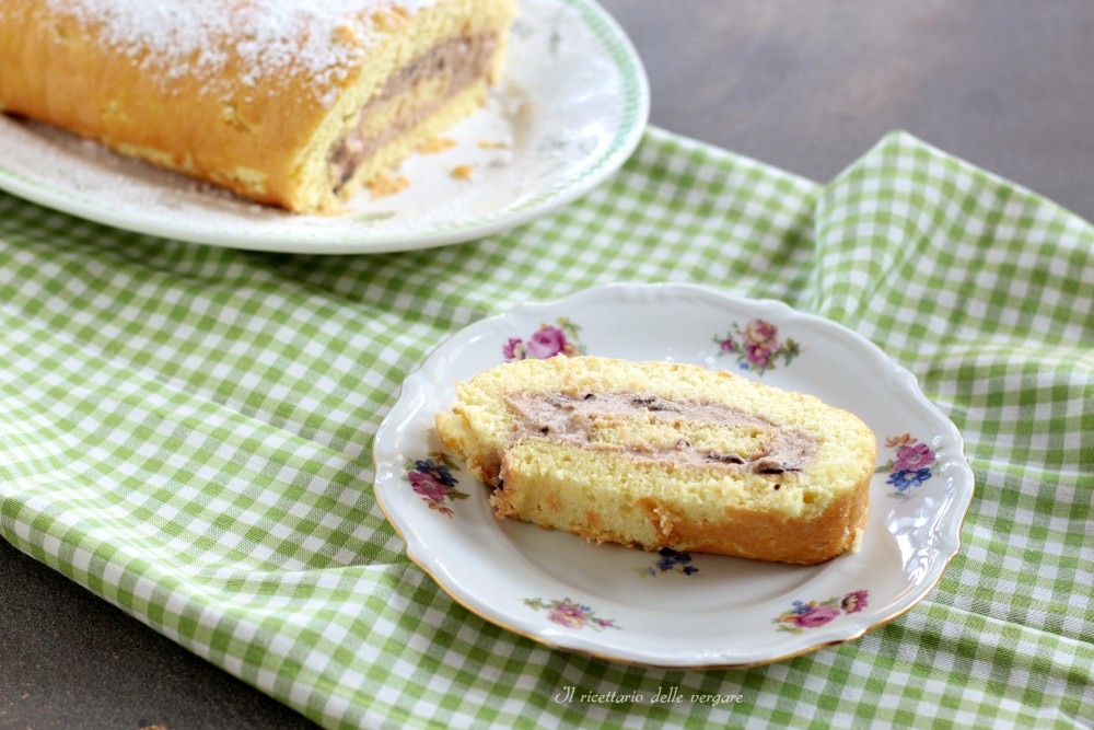 Roulé à la crème au chocolat