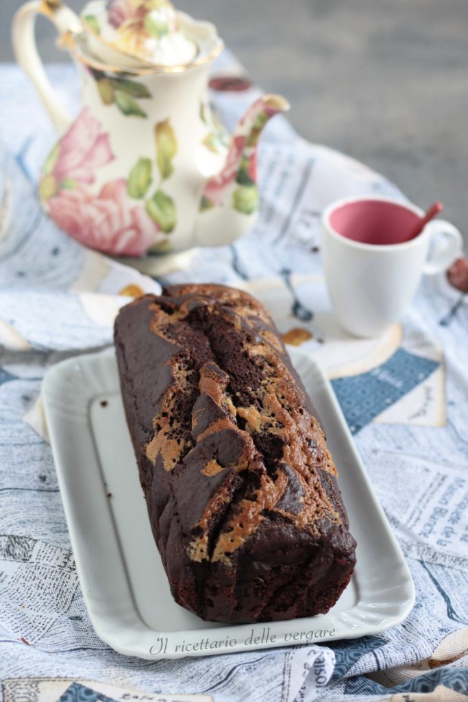 Cake marbré avec farine de riz