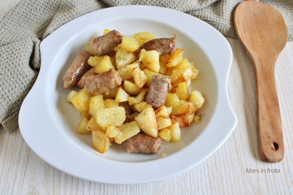 Pommes de terre et Saucisse à la poêle