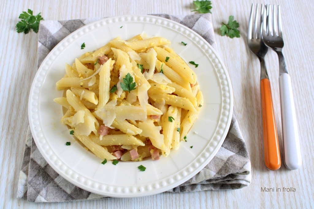 Penne sautées à la poêle