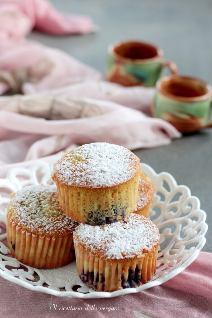 Muffin aux mûres