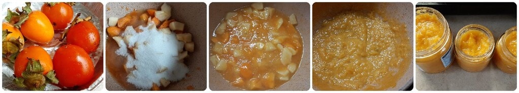 Confiture de kakis à la cannelle